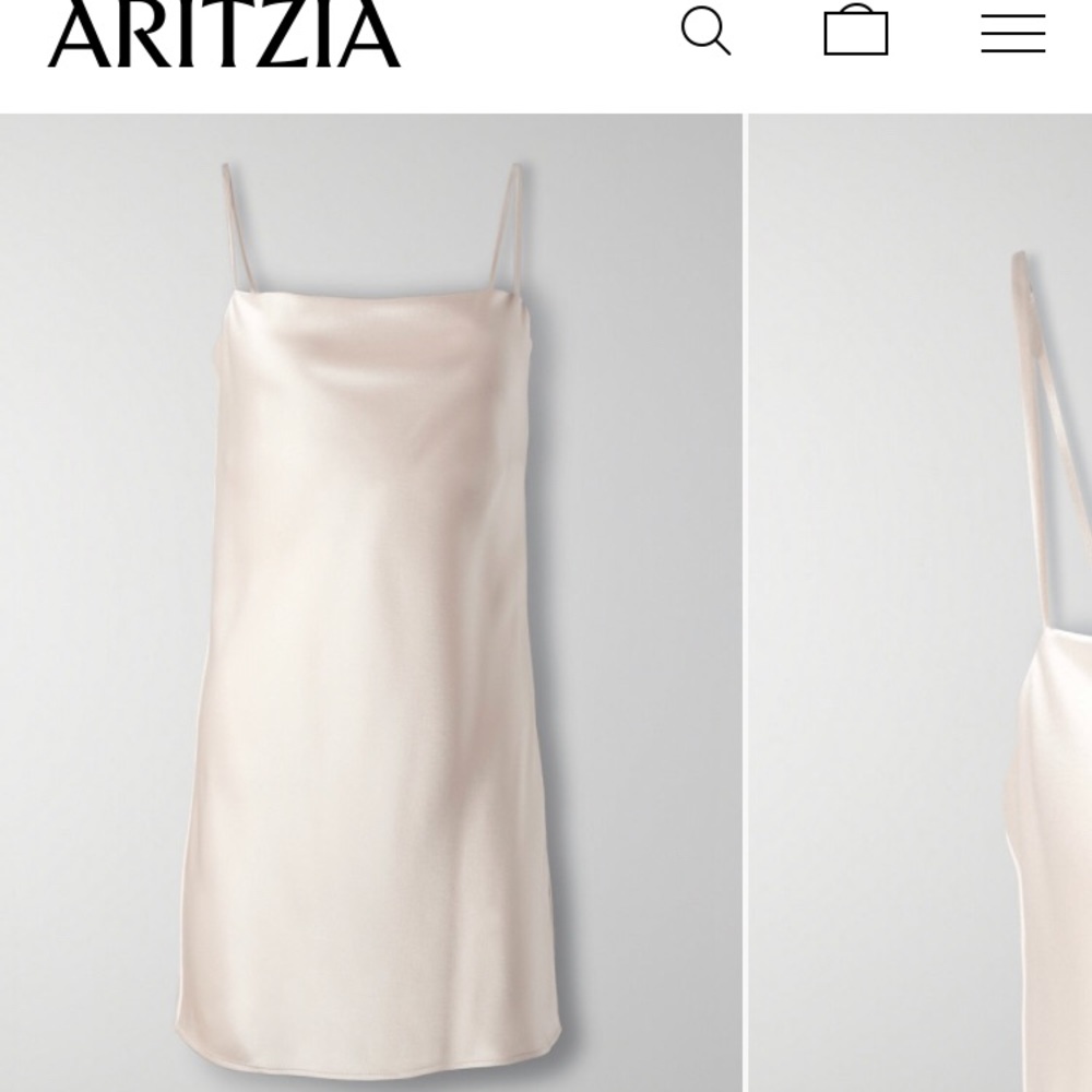 Aritzia Encore Mini Slip Dress